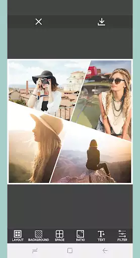 Play Photo Collage Editor - Layout Maker as an online game Photo Collage Editor - Layout Maker with UptoPlay
