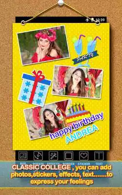 Play Photo Collage Grid Album
