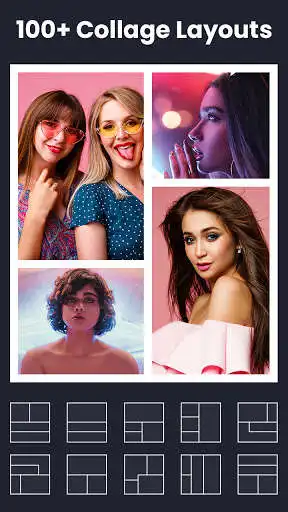 Play Photo Collage Maker - Photo Editor & Camera as an online game Photo Collage Maker - Photo Editor & Camera with UptoPlay