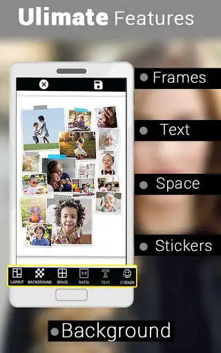 Play Photo Collage Maker: Pic Editor Stickers  Filters  and enjoy Photo Collage Maker: Pic Editor Stickers  Filters with UptoPlay