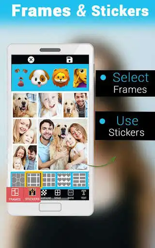 Play Photo Collage Maker: Pic Editor Stickers  Filters as an online game Photo Collage Maker: Pic Editor Stickers  Filters with UptoPlay
