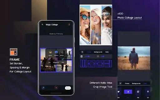 Play Photo Collage - PIP Collage as an online game Photo Collage - PIP Collage with UptoPlay