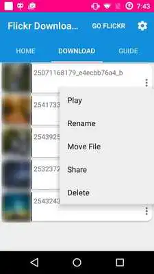 Play Photo Downloader for flickr