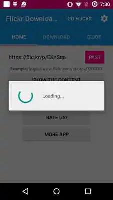 Play Photo Downloader for flickr