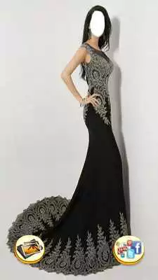 Play Photo Edit Girls in Gown Photo