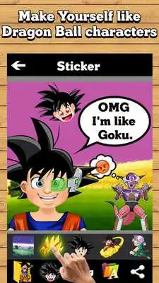 Play Photo Editor  Sticker: DBZ