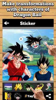 Play Photo Editor  Sticker: DBZ