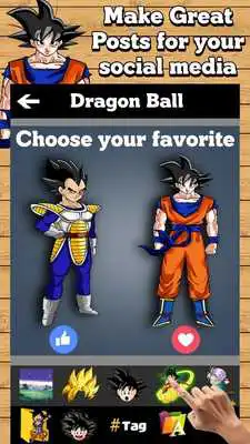 Play Photo Editor  Sticker: DBZ