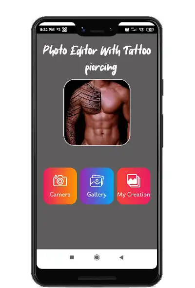 Play Photo Editor With Tattoo - piercing  and enjoy Photo Editor With Tattoo - piercing with UptoPlay