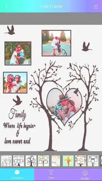 Play Photo frame, Tree frame 2020 as an online game Photo frame, Tree frame 2020 with UptoPlay