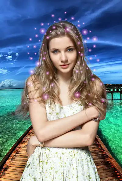 Play Photo Glitter Effects Editor as an online game Photo Glitter Effects Editor with UptoPlay