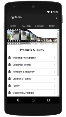 Play Photographer Demo App