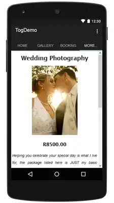 Play Photographer Demo App