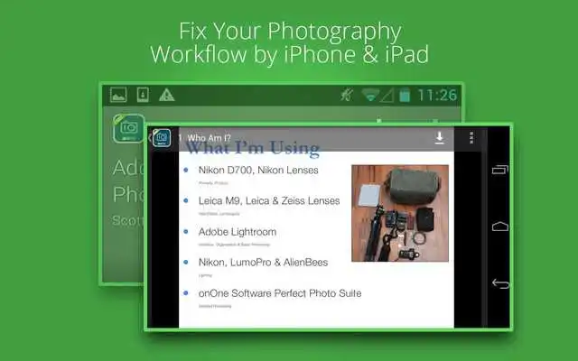 Play Photography with iOS Apps