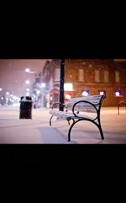 Play Photo HD Snowfall In City LWP