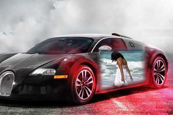 Play Photo in Car Frame
