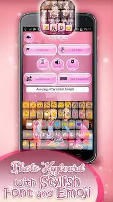 Play Photo Keyboard with Stylish Font and Emoji