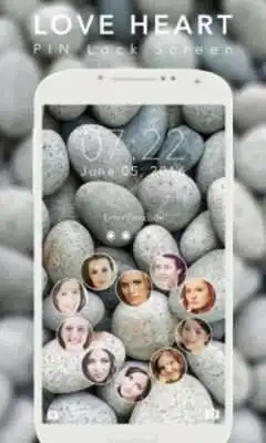 Play Photo Lock screen : Heart