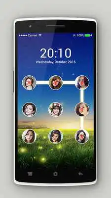 Play photo lock screen