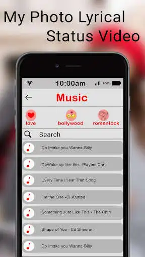 Play Photo Lyrical Video Status Maker With Music  and enjoy Photo Lyrical Video Status Maker With Music with UptoPlay