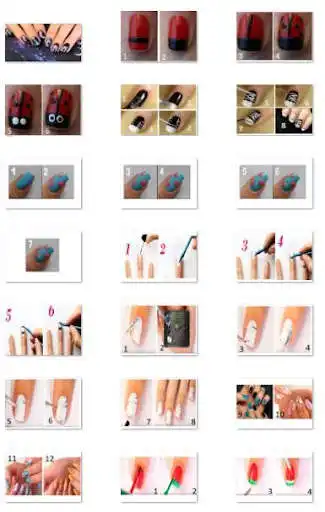 Play Photo nail design step by step as an online game Photo nail design step by step with UptoPlay