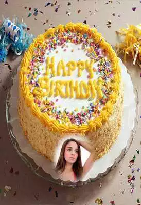 Play Photo Name on Birthday Cake