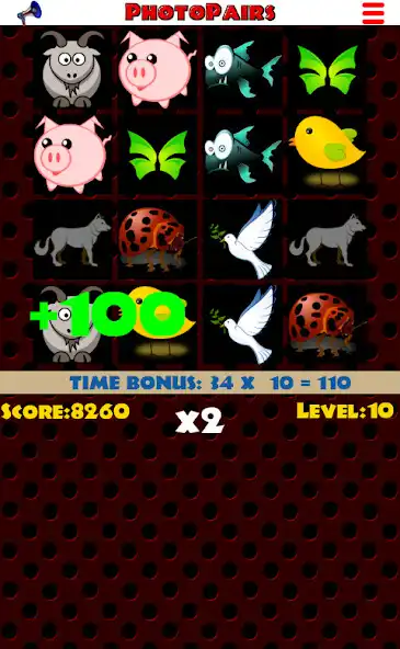 Play PhotoPairs. Memory game. as an online game PhotoPairs. Memory game. with UptoPlay