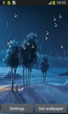 Play Photo Rain Bubbles LWP