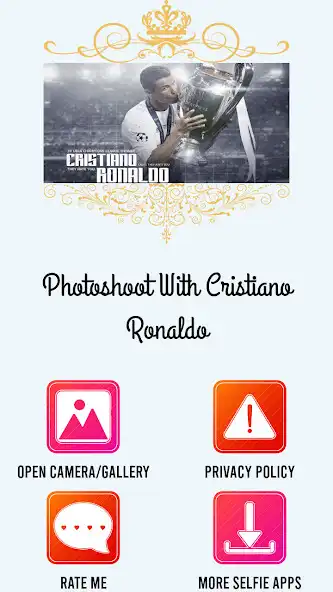 Play Photoshoot With Cristiano Ronaldo as an online game Photoshoot With Cristiano Ronaldo with UptoPlay