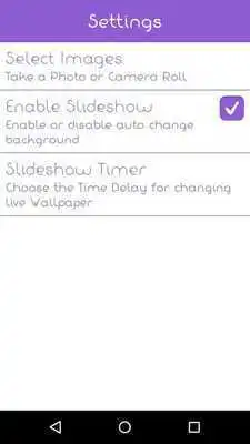 Play Photo Slideshow Live Wallpaper