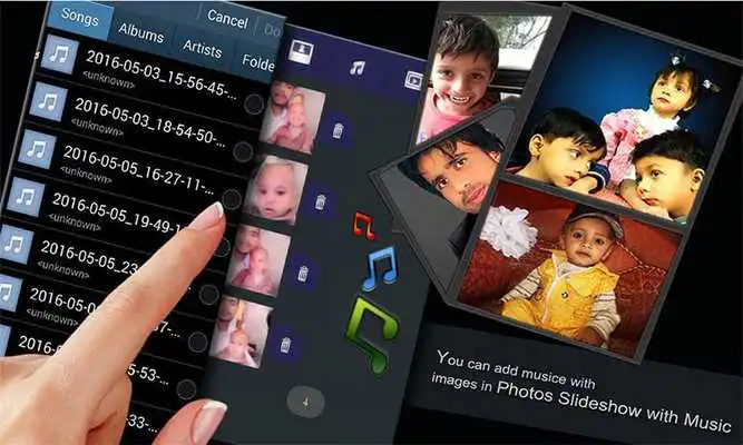 Play Photos Slideshow with Music
