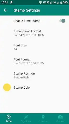 Play PhotoStamp Camera as an online game PhotoStamp Camera with UptoPlay