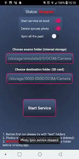 Play Photo Sync (Service) as an online game Photo Sync (Service) with UptoPlay