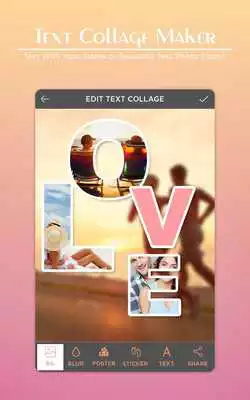 Play Photo Text Collage : Text Collage Maker