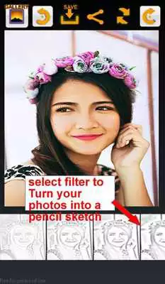Play Photo To Pencil Sketch effect
