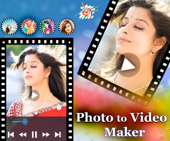 Play Photo to video maker - 2021  and enjoy Photo to video maker - 2021 with UptoPlay