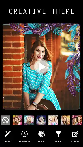 Play Photo Video Maker With Music - Video Maker as an online game Photo Video Maker With Music - Video Maker with UptoPlay