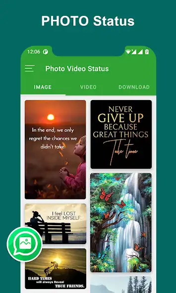 Play Photo Video Status for WhatsUP as an online game Photo Video Status for WhatsUP with UptoPlay