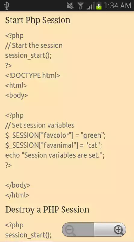 Play php-w3school offline
