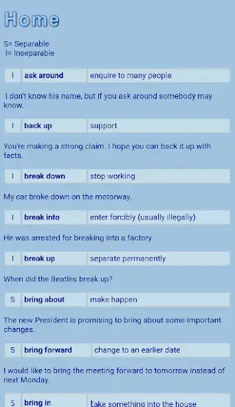 Play Phrasal Verb Practice as an online game Phrasal Verb Practice with UptoPlay