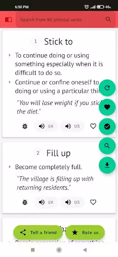 Play Phrasal verbs