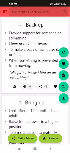 Play Phrasal verbs