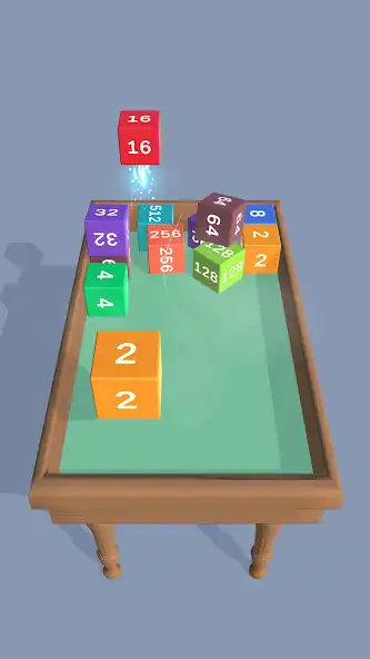 Play Physics Chain Cube 3D Merge as an online game Physics Chain Cube 3D Merge with UptoPlay