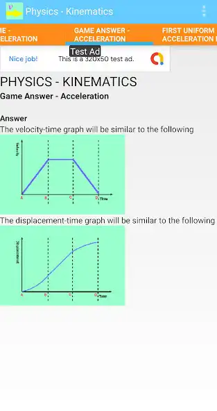 Play Physics - Kinematics as an online game Physics - Kinematics with UptoPlay