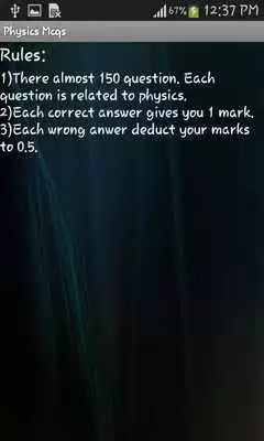 Play Physics MCQS