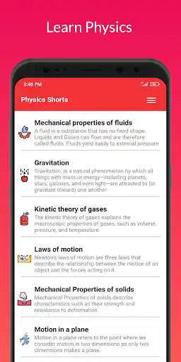 Play Physics Notes offline: Shorts  and enjoy Physics Notes offline: Shorts with UptoPlay
