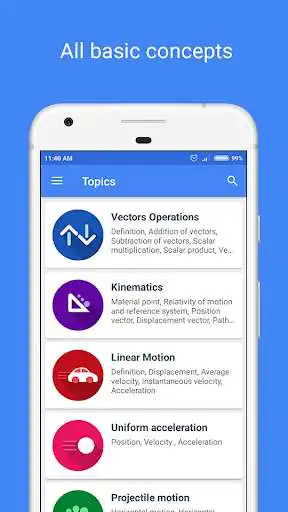 Play Physics Pro - Notes & Formulas as an online game Physics Pro - Notes & Formulas with UptoPlay