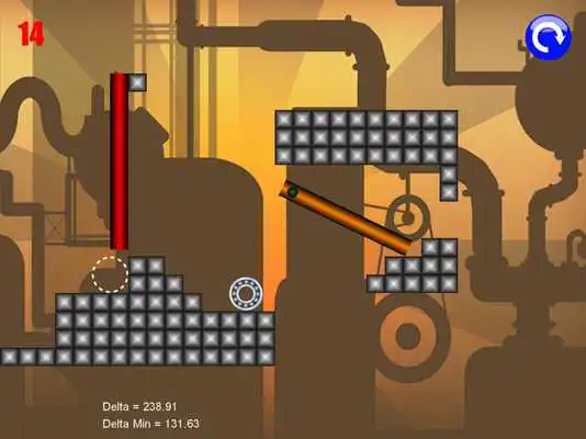 Play Physics Puzzles : Factory balls 1