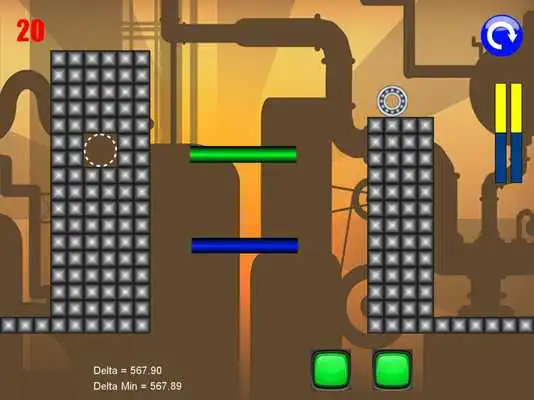 Play Physics Puzzles : Factory balls 1