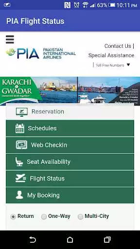 Play PIA Flight Status